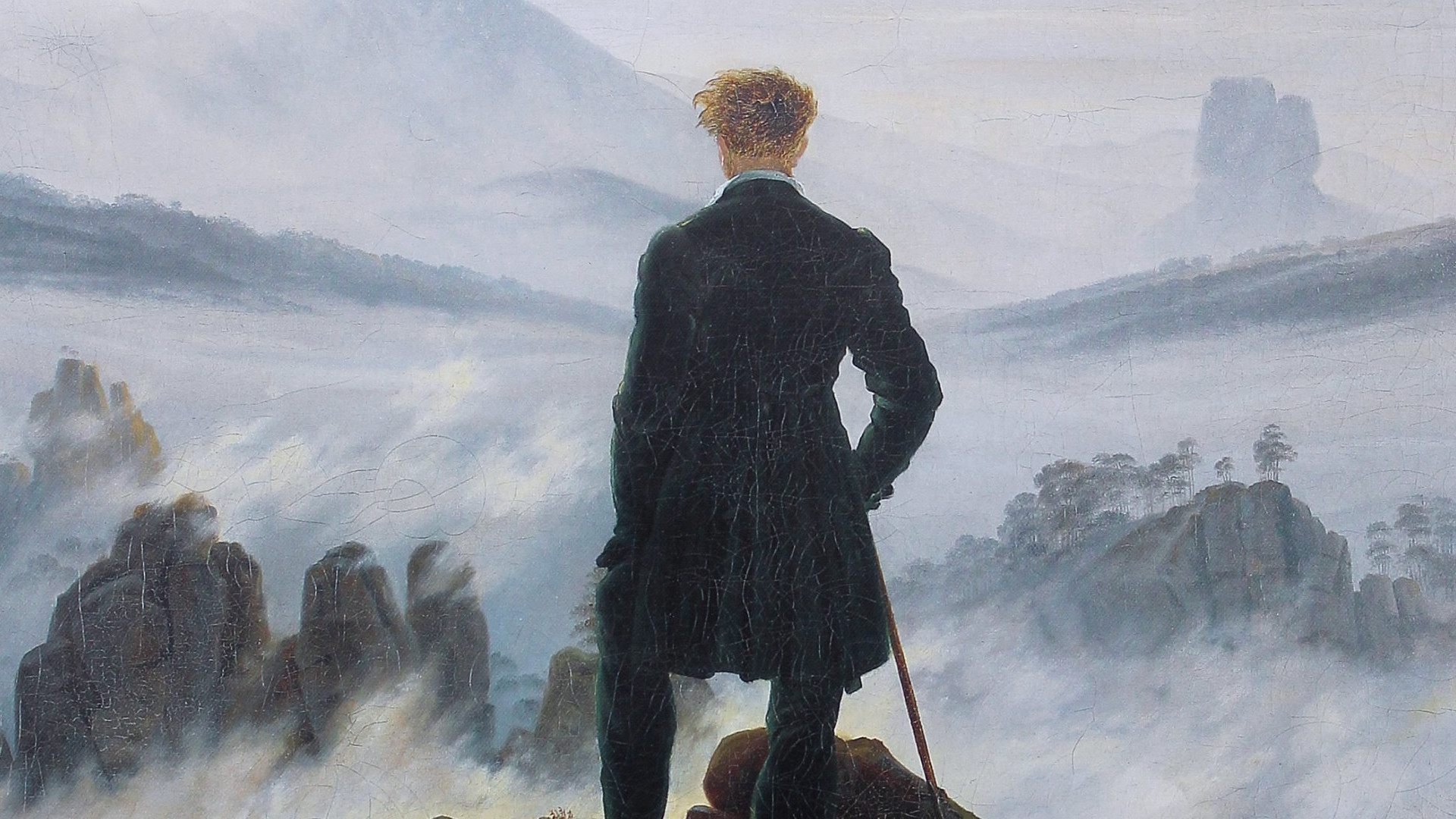 Le Voyageur Contemplant Une Mer De Nuages Analyse