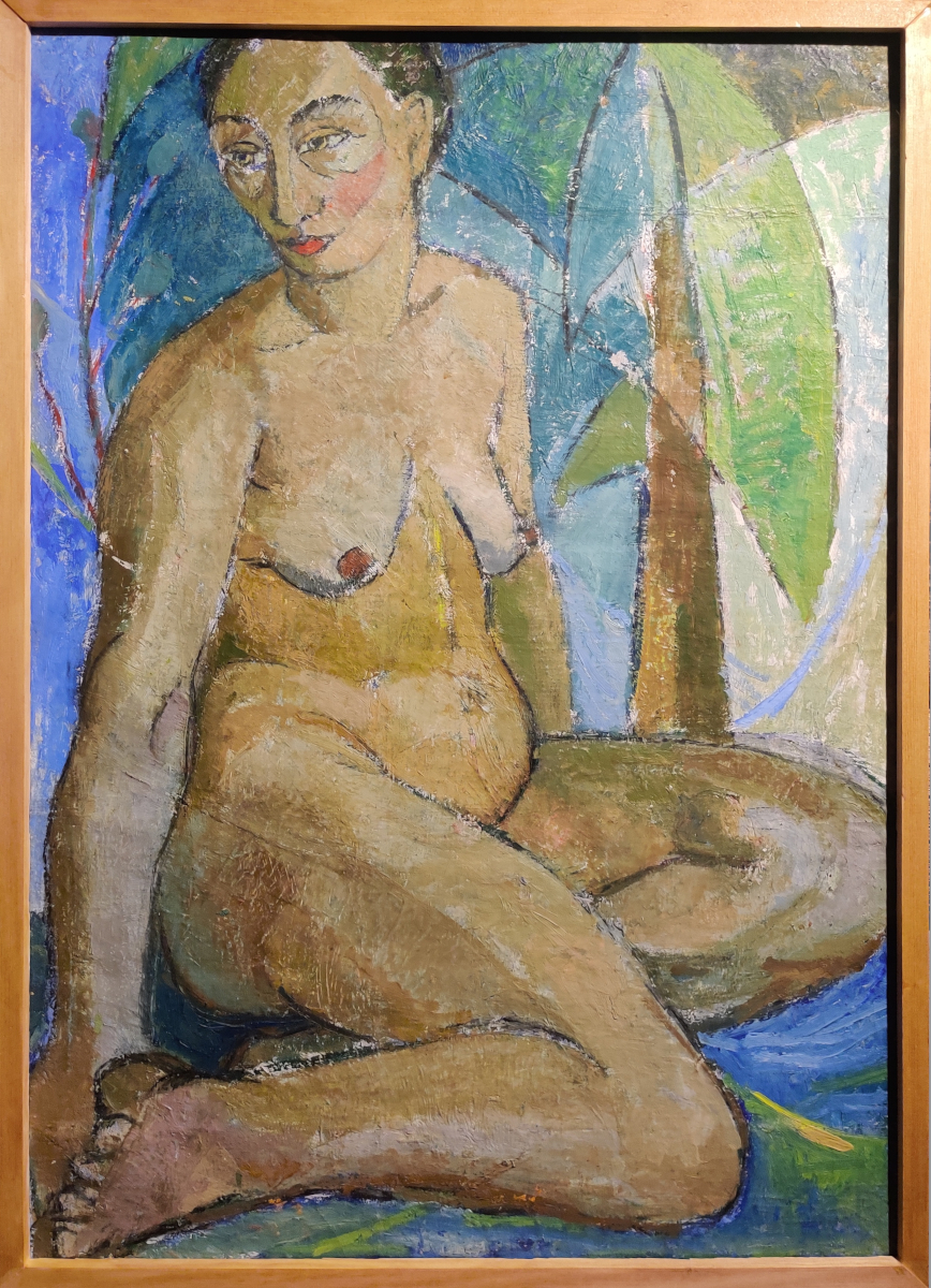 Reidar Särestöniemi, Modèle féminin, 1951, huile sur toile, dimensions inconnues, Musée Särestöniemi, Kaukonen, Finlande