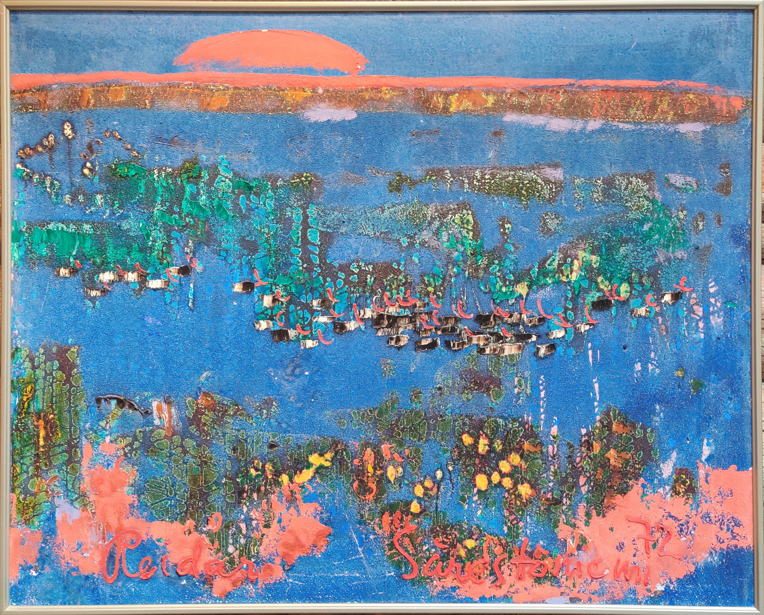 Reidar Särestöniemi, Rennes, 1972, huile et tempera sur toile, dimensions inconnues, Musée Särestöniemi, Kaukonen, Finlande